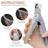 Professional Pet Nail Clippers, with LED Light, for Cat and Dog, Nail Clipper Tool, Toe Claws, Pet Supply