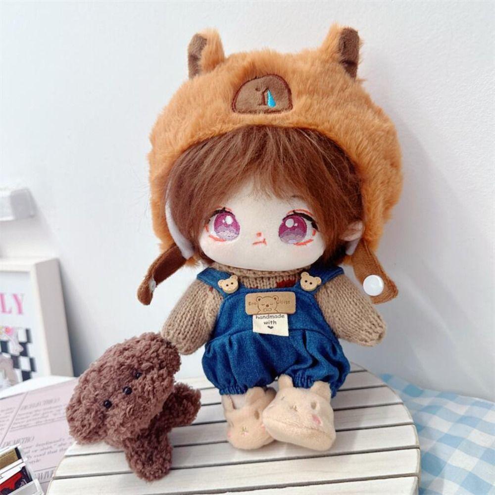 Head Cover Cotton Doll Clothes 20cm No Attributes Dolls Clothes Doll Clothes Toy  Doll Accessories