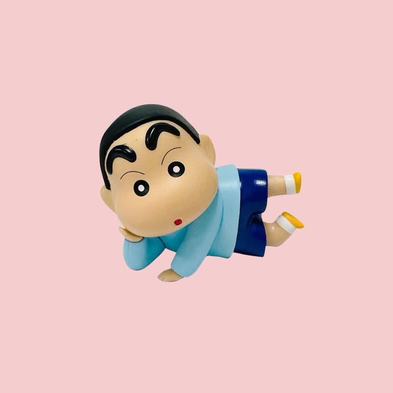 Kawaii милый карандаш Шин-Чан боковая поза аниме кукла милый мультяшный вход креативный домашний декор украшения интерьера автомобиля подарок