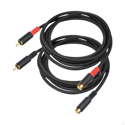 2 удлинительных кабеля RCA для подключения аудиооборудования