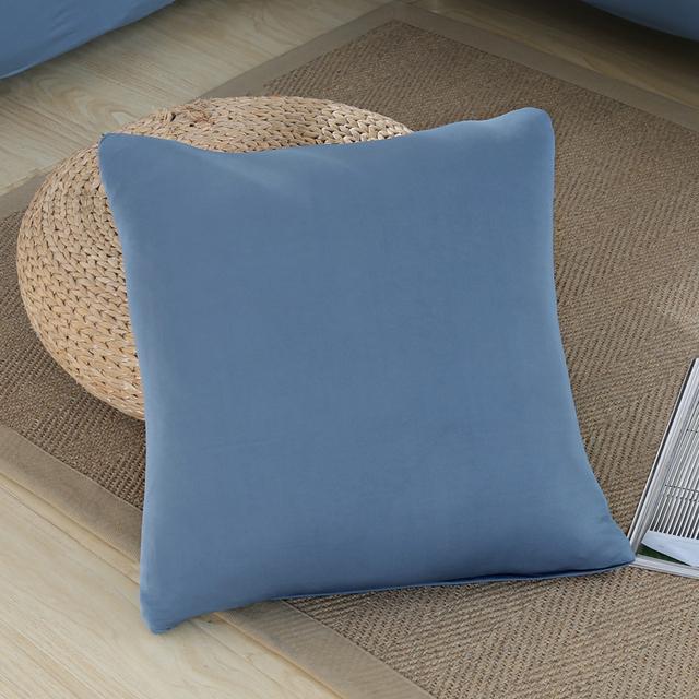 Эластичная эластичная подушка с однотонным принтом Cojines Decorativos Para Sofa Capa De Almofada Coussin De Salon Housse De Cous