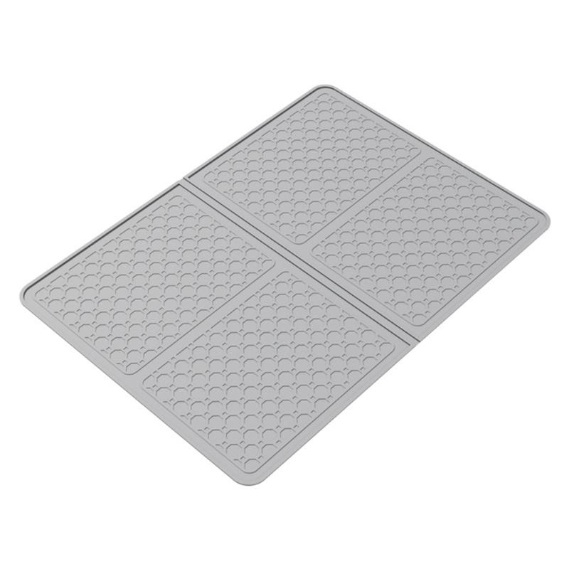 Nonslip Kitchen Surfaces Protectors Mat with Raised Ridges for Cooktop and Countertop Protection 450°F Heat Resistant