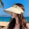 Летняя шляпа от солнца с широкими полями для езды на велосипеде на открытом воздухе и затенения лица