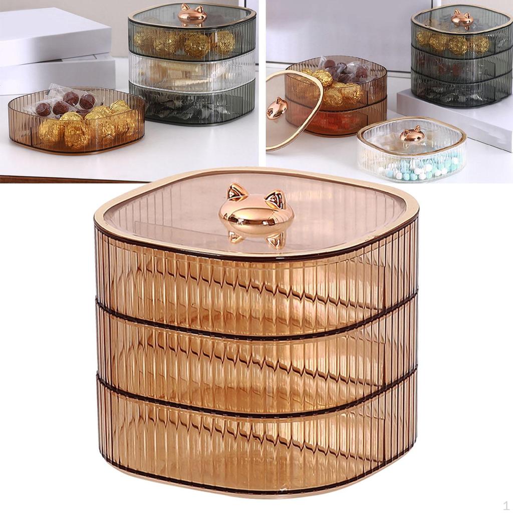 Контейнер для закусок из сухофруктов, сервировочное блюдо для конфет с орехами и фруктами