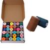 Polyester Thread 1000 Yards 36 Colors Whole Box Colorful Small Rolls Wear-Resistant Home Sewing Machine Thread Set