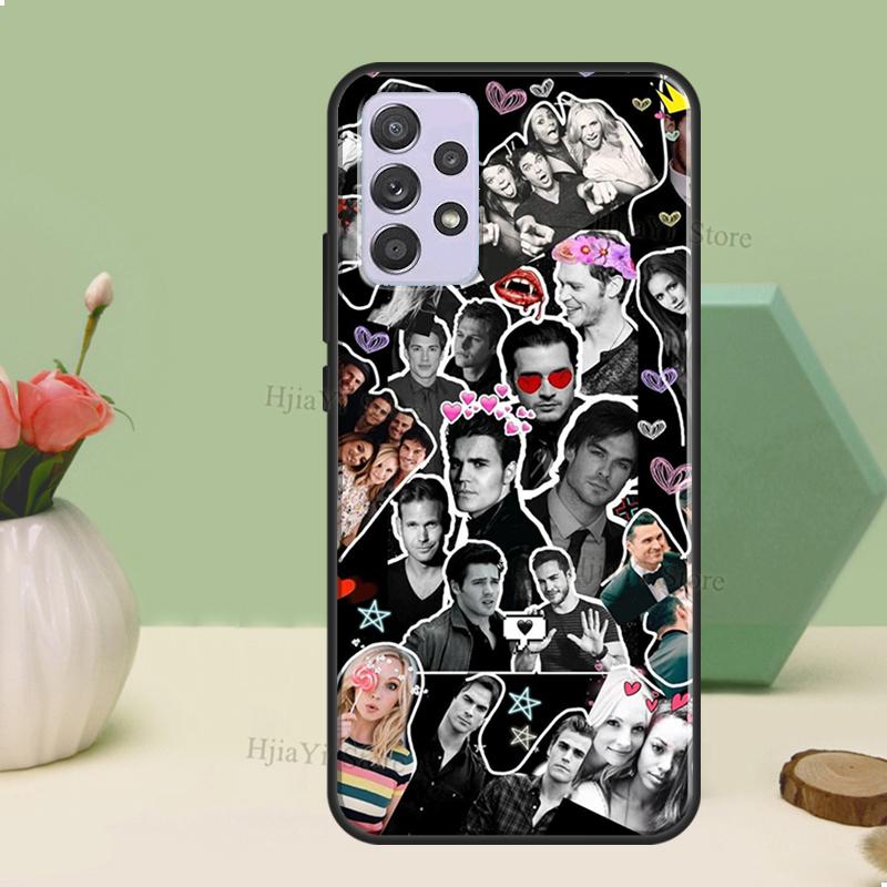 Чехол Дневники Вампира Для Samsung A54 A34 A24 A14 A51 A71 A12 A22 A32 A52 A72 A73 A33 A53 A13 Задняя Крышка