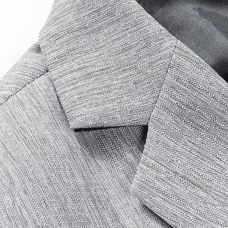 Маленький мужской костюм, модный топ, облегающий, красивый мужской костюм на весну и осень, британская повседневная мужская куртка