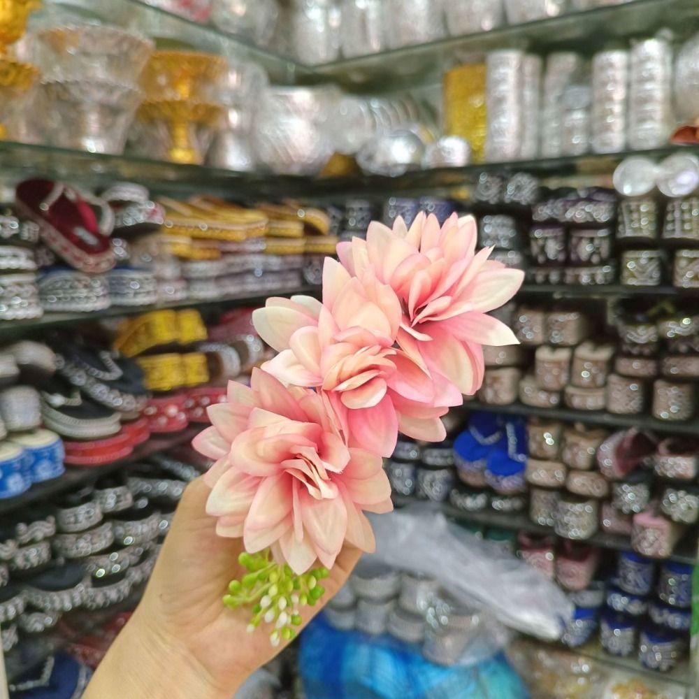Sweet Bohemian Hairpin Ethnic Style Wedding Bride Accessories Headwear Flower Hair Comb Girls