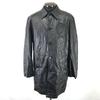 Piccolo Negozio Lambskin Stand Collar Leather Coat Outerwear Men’s Size M Black