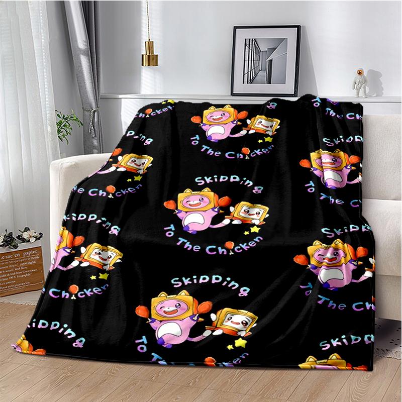 29 Стилей Новый Мультяшный Плед Lankybox Boxy Foxy Rocky, Мягкий Плед для Дома Спальни Кровати Дивана Путешествий Пикника, Подарок Ребенку
