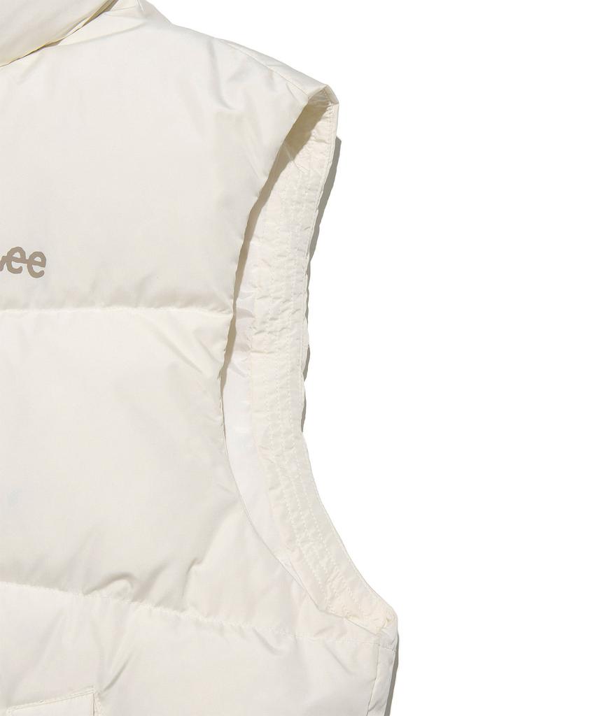 Lee Authentic Жилет с наполнителем цвета слоновой кости