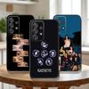 Чехол для телефона Samsung Galaxy A73,31,32,72,41,53,52,71,22,5G,Note,J7,8,9 K-KATSEYES Музыкальная группа Мягкий Черный Чехол