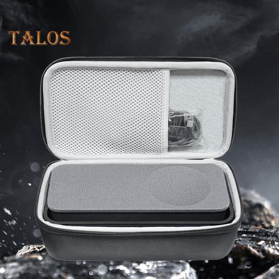 Сумка для хранения портативных динамиков с ручкой, застежкой-молнией, ударопрочный, с мягкой подкладкой, жесткий чехол для переноски Soundlink