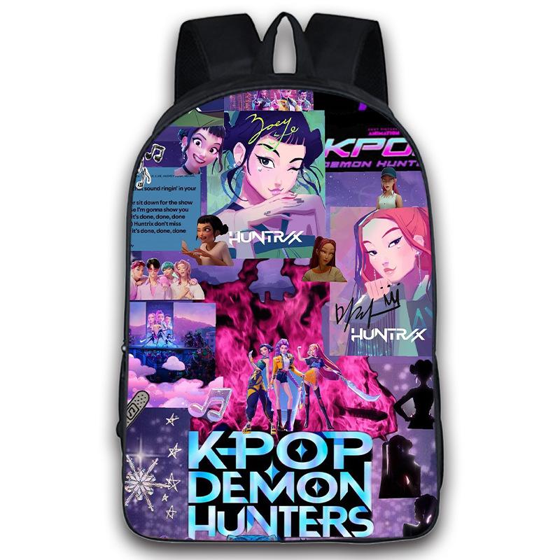 Рюкзак Kpop Охотники на демонов для мальчиков и девочек Зои Миры Руми Сумка для книг Ранец Школьный рюкзак Рюкзак Дорожные рюкзаки Подарки на день рождения