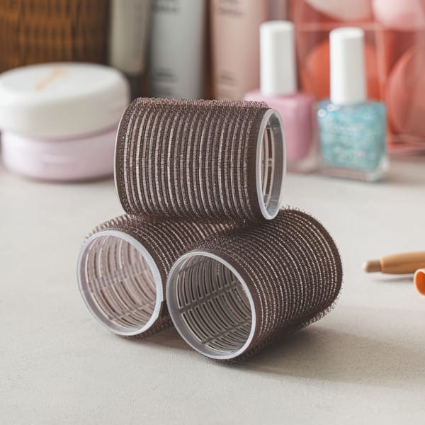 Обычные натуральные бигуди для волос 53 мм 3 штуки