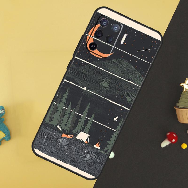 Летняя Ночь Чехол Для Oppo A96 A76 A16 A17 A57 A60 A40 A80 A18 A38 A58 A78 A98 A15 A54 A74 A94 A6 A5 Pro