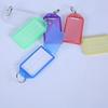 20Pcs Tough Plastic Key Tags with Split Ring Label Window Assorted Colors