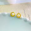 Sweet Flowers Pearl Earrings for Women Light Luxury High-end Girl-Sense Earrings