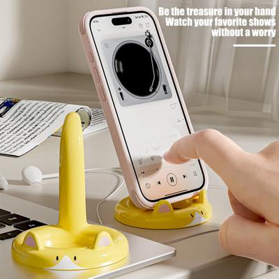 Держатель для мобильного телефона Милый Кот Стенд для телефона Hands-free Креативный Настольный Мини Крепление для сотового телефона для Горизонтального Вертикального просмотра