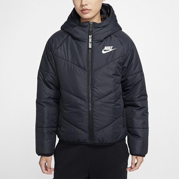 Nike Женские куртки с капюшоном и синтетическим наполнителем Nsw, черные CV8688-011
