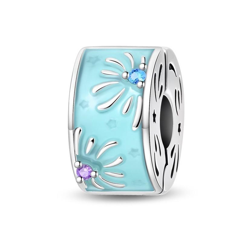 2026 Family Relatives Valentine's Day Charm Beaded Pendant DIY Jewelry Bracelet Necklace Accessories 925 Silver