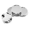 63.5mm Silver Wheel Center Caps (4 pieces)