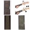 Tone Guitar Fretboard Note Sticker Portable Guitar Chord Stickers  5-string Bass
