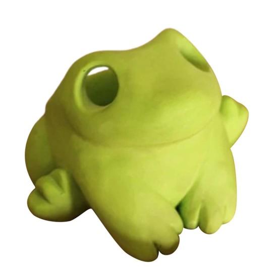 Подсвечник в виде лягушки, статуэтка лягушки из смолы с большими глазами, настольный подсвечник в виде чайной свечи, украшение для вечеринки, стола, прикроватной тумбочки