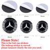 CQV1 4Pcs 56/60/65MM 56mm Car Wheel Center Cover Sticker Hub Cap for Mercedes Benz AMG W204 W205 Amg W211 Smart Fortwo 451 W203 W222A