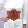 Женский корсет, пояс, готический корсет из искусственной кожи, женский корсет на шнуровке, ремни для похудения, винтажный корсет, черный широкий пояс для девочек