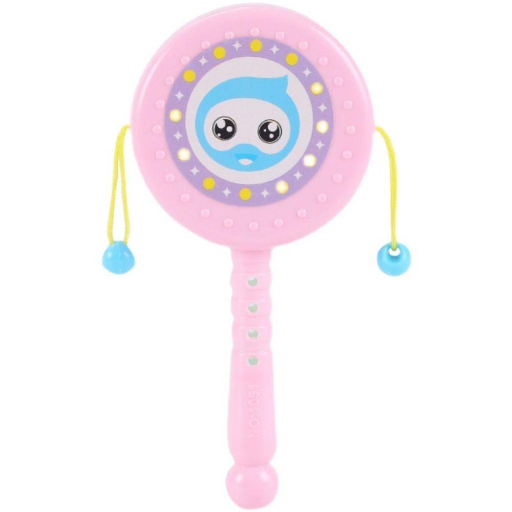 Toys Instrument Kid Rattle Drum Musical Rattle Music Toys Cartoon Rattle Musical Instruments Toys