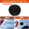 Piano Glossy Black Door Fuel Tank Cover Gas Cap Tank Trim For Fiat 500 2016-2024