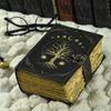 Grimoire Leather Journal, Print Tree of Life Journal, Blank Spell Book Book of Shadows Leather Celestial Gifts For Him Her