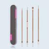 Stainless Steel Blackhead Remover Kit Comedone Extractor Acne Tweezers & Beauty Needles for White/Black Heads