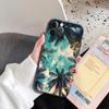 Чехол для телефона iPhone 11 12 13 Pro 2022 7 8 SE XR XS Max 5 5S 6 6s Plus, мягкий силиконовый чехол, летний чехол с морскими пальмами
