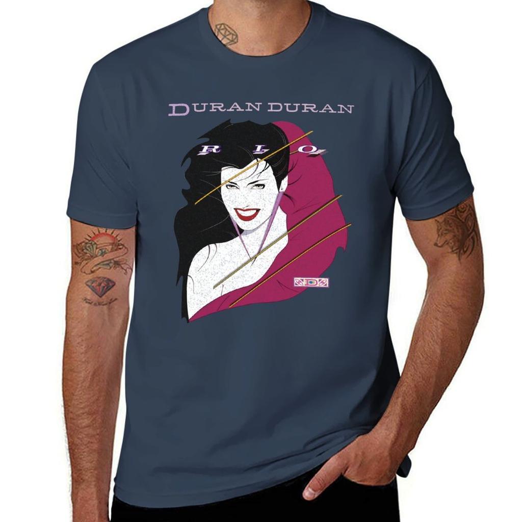 Бренд t Duran мужчины Duran высокое качество t роскошный мужчина 1982 для мужчины Футболка рубашки рубашки Рио