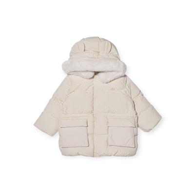 Корейская детская куртка Minkmui Baby Down Jacket осень-зима 2024 - кремовый