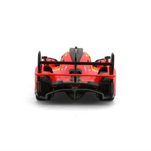 Bburago 1/43 Scale Diecast Model Car of the Ferrari 499P 3.0L Turbo V6 Team Ferrari AF Corse #51, 2023 Le Mans Winner, 18-36312