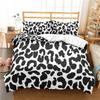 Роскошное 3D постельное белье с леопардовым принтом, 2/3 предмета, удобный пододеяльник, наволочка, комплекты постельного белья, размер EU/US/AU