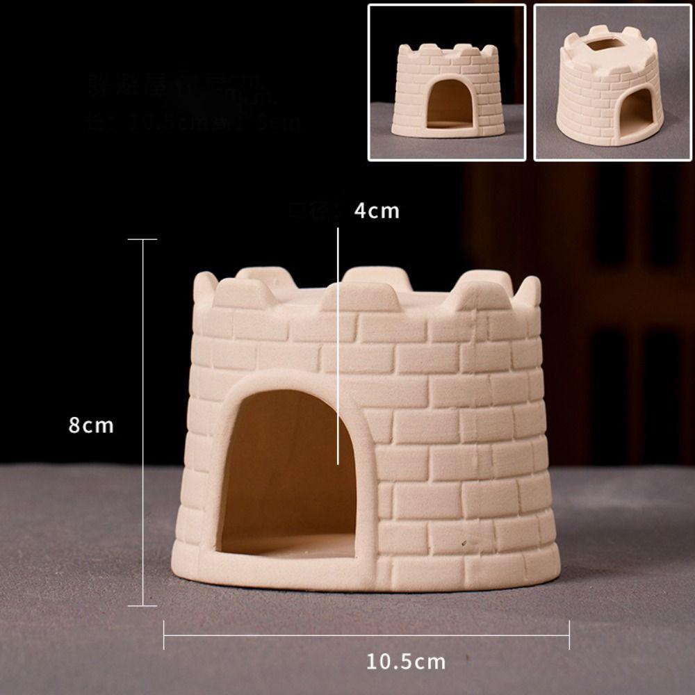 Ceramic Aquarium Shrimp Hideaway Multi-style Decorative Fish Hiding Shelter Creativity Multifunctional