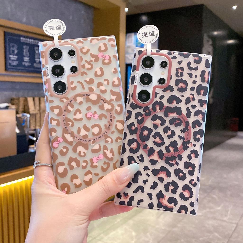Korean skin-sensitive magnetic suction IMD Samsung S11Ultra mobile phone case S11 star person S11 leopard print protective case