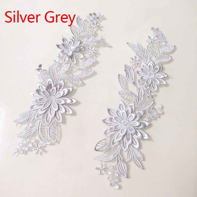 1 пара свадебных 3D кружевных бейок, вышивка, аппликация, нашивки «сделай сам», цветок, ткань, ремесло