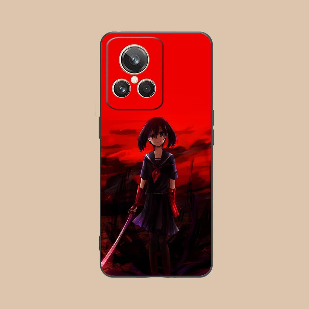 Akame Kurome Matte TPU Mobile Phone Case for Realme GT 8 Neo Pro C75 73 71 C67 65 C55 53 C35 31 C20 15 Colorful Cover