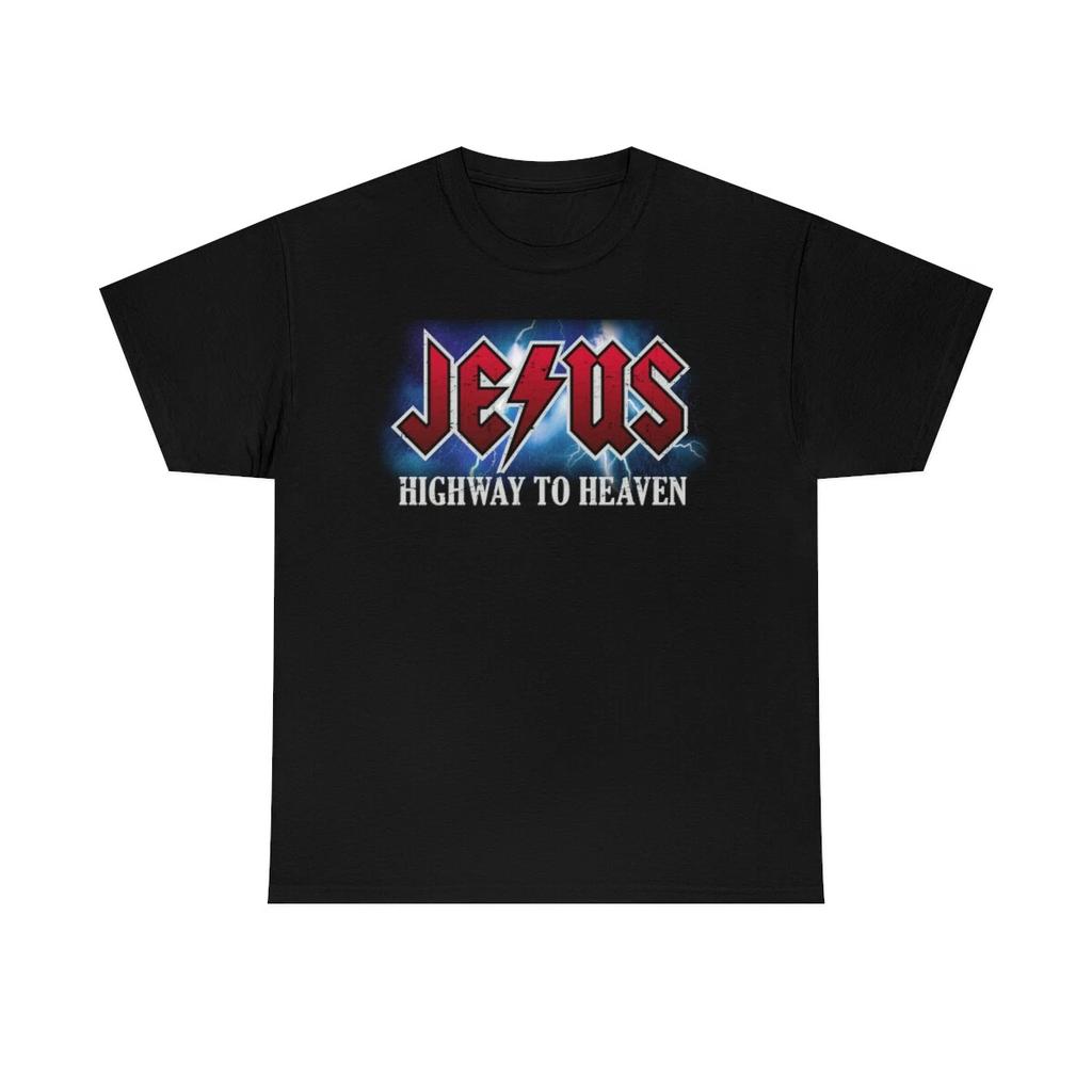 Jesus Highway To The Mighty Gates of Heaven Mens Kids T Shirt