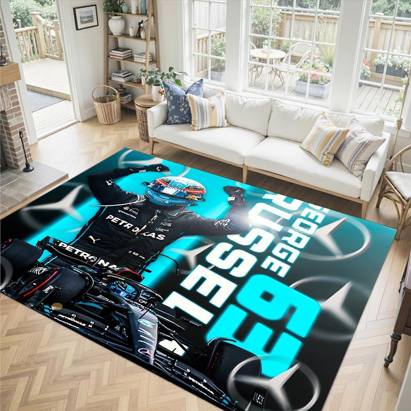 Ковер из хрустального бархата George Russell Design Уютный Не?Нескользящий ковер с принтом для спальни, гостиной, прихожей