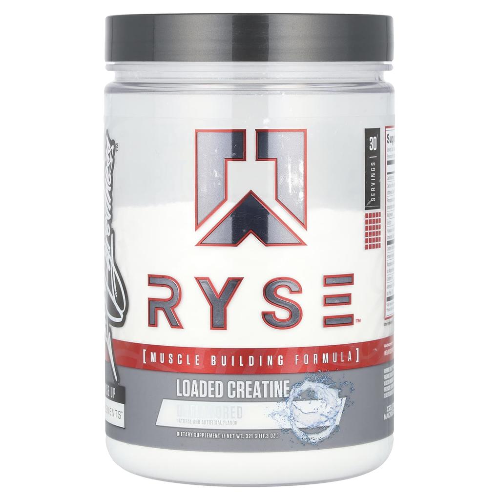 RYSE Loaded Creatine, Unflavored, 11.3 Oz (321 G)