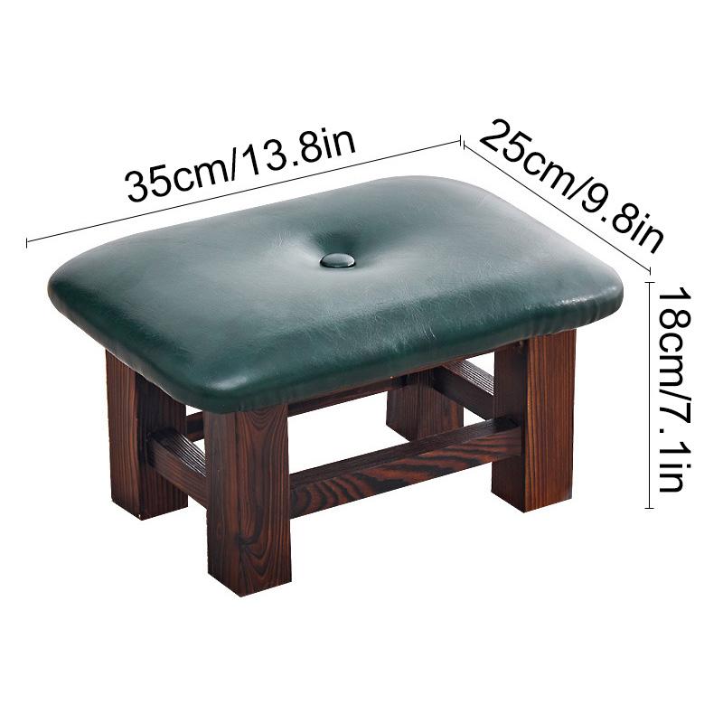 1 шт. мягкая деревянная кожаная скамейка для дома гостиная стул для смены обуви