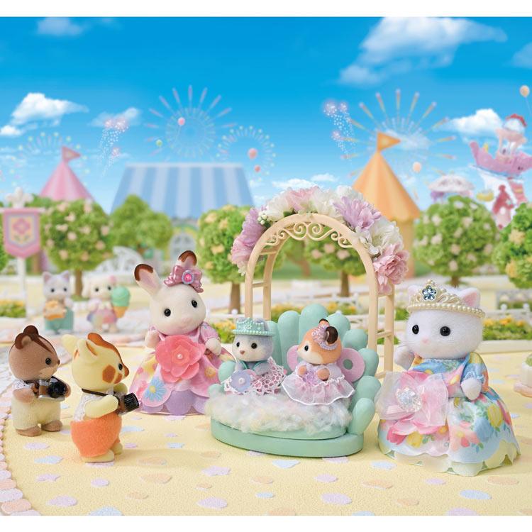 Sylvanian Families Flower Princess Set F-38 CP-SF Birthday Gift Child Girl 3 Years Old 4 5 6 Doll