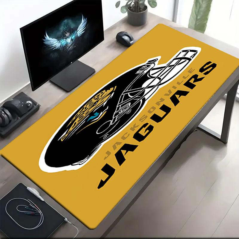Jacksonville Jaguars Theme Mouse Pad, Non Slip Rubber Base, Multifunctional Office & Home Decor, Perfect for Workspace Personalization.