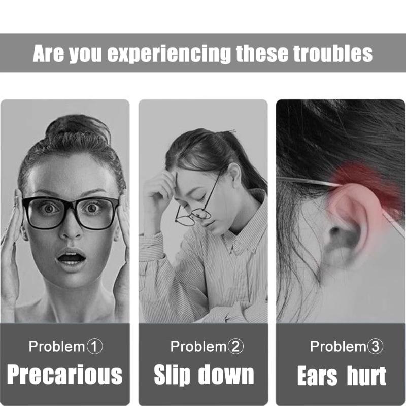 2 пары очков противоскользящие накладки крючки для ушей силиконовые противоскользящие держатели для солнцезащитных очков дужки очков кончики дужек черный белый коричневый